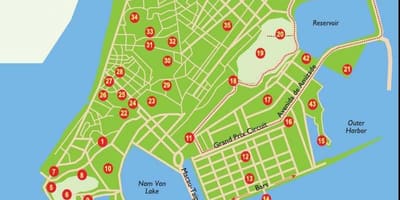 Macau turistične točke zemljevid
