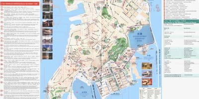 Macau javni avtobusni prevoz poti zemljevid