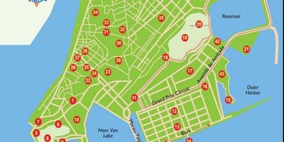 Macau turistični zemljevid