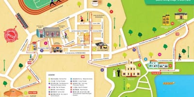 Zemljevid taipa vasi zemljevid